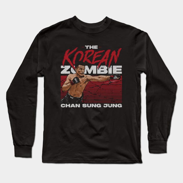 Chan Sung Jung The Korean Zombie Long Sleeve T-Shirt by ganisfarhan